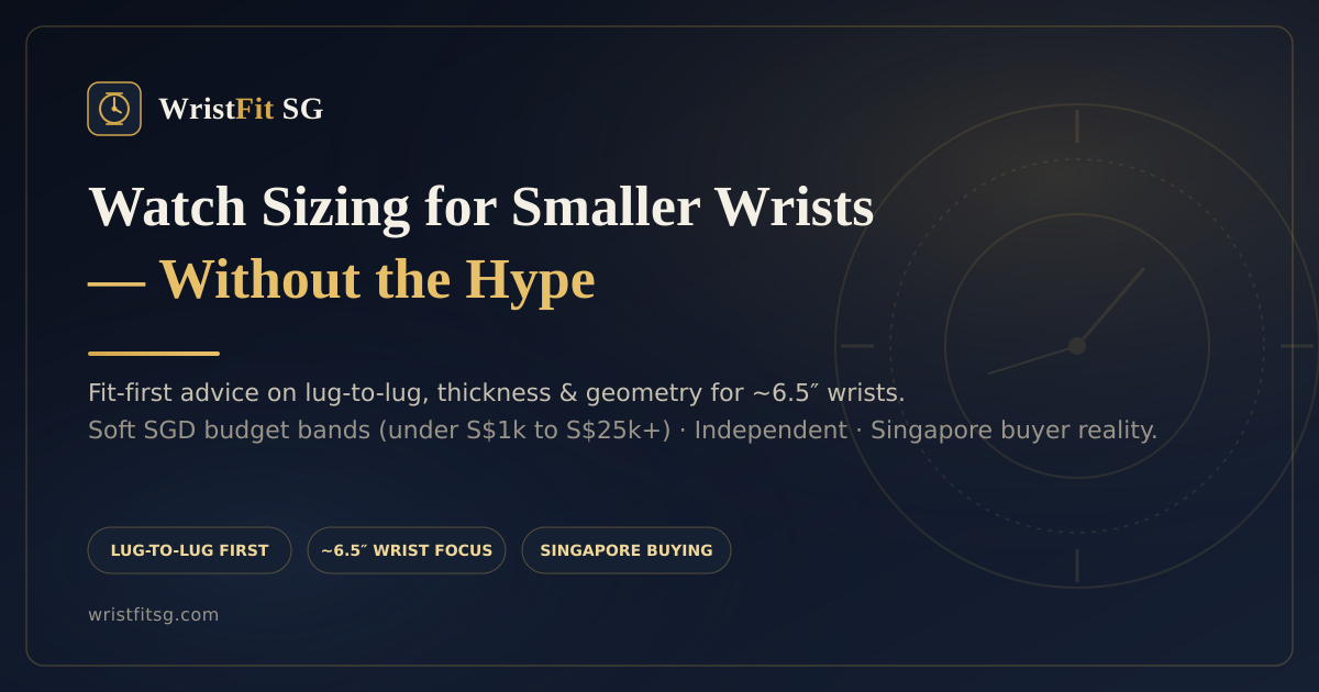 WristFit SG — FounderFest 2026 Studio Editions