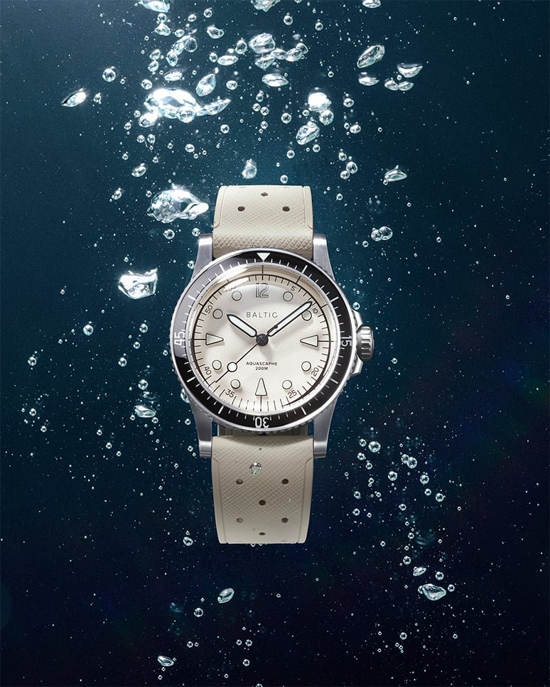 Baltic Aquascaphe MK2 37 Warm Silver official product photo