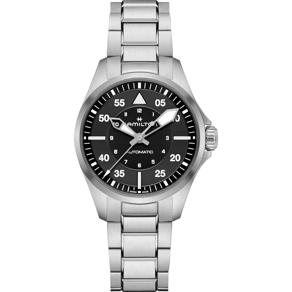 Hamilton Khaki Aviation Pilot Auto 36 H76215130 official product photo
