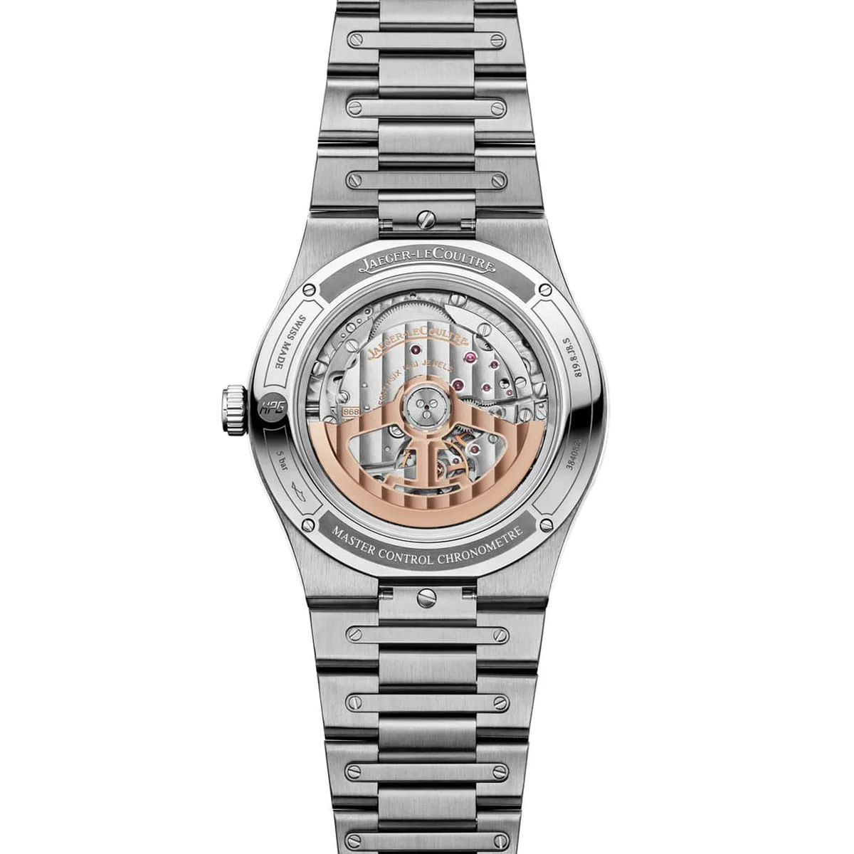 Jaeger-LeCoultre Master Control Chronomètre Perpetual Calendar Calibre 868 sapphire caseback official product photo