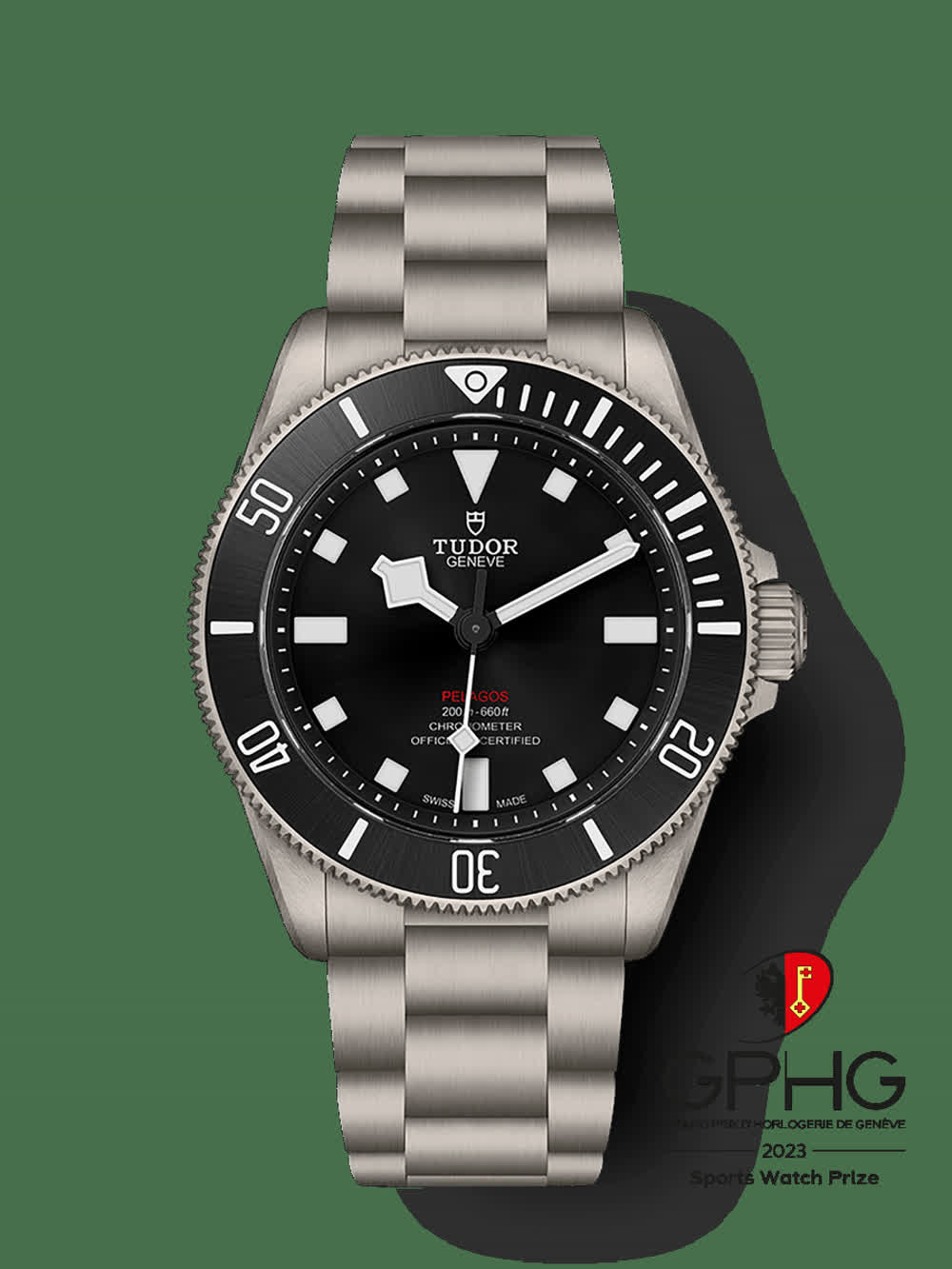 Tudor Pelagos 39 M25407N-0001 black dial on titanium bracelet